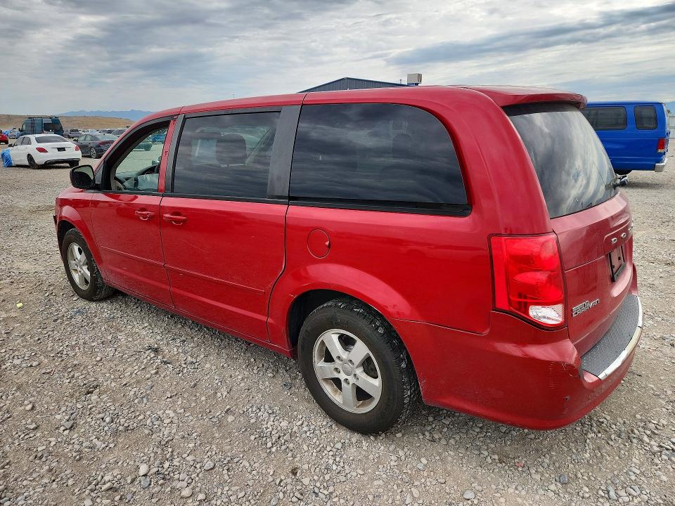 2013 Dodge VIN 2C4RDGCG0DR520210 COPART salvage auction — MINOR DENT/SCRATCHES, UT - CERTIFICATE OF TITLE, sold $650 on 2026-08-07 (photo 2)