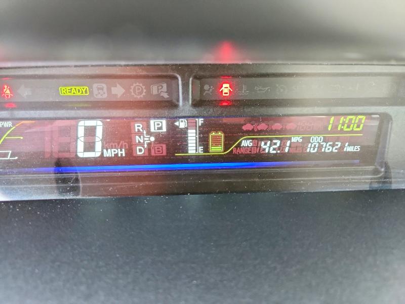 2014 Toyota Prius VIN JTDZN3EU6E3325327 COPART salvage auction — FRONT END, Fl - Cert Of Title Slvg Rebuildable, sold $1,300 on 2026-07-21 (photo 9)