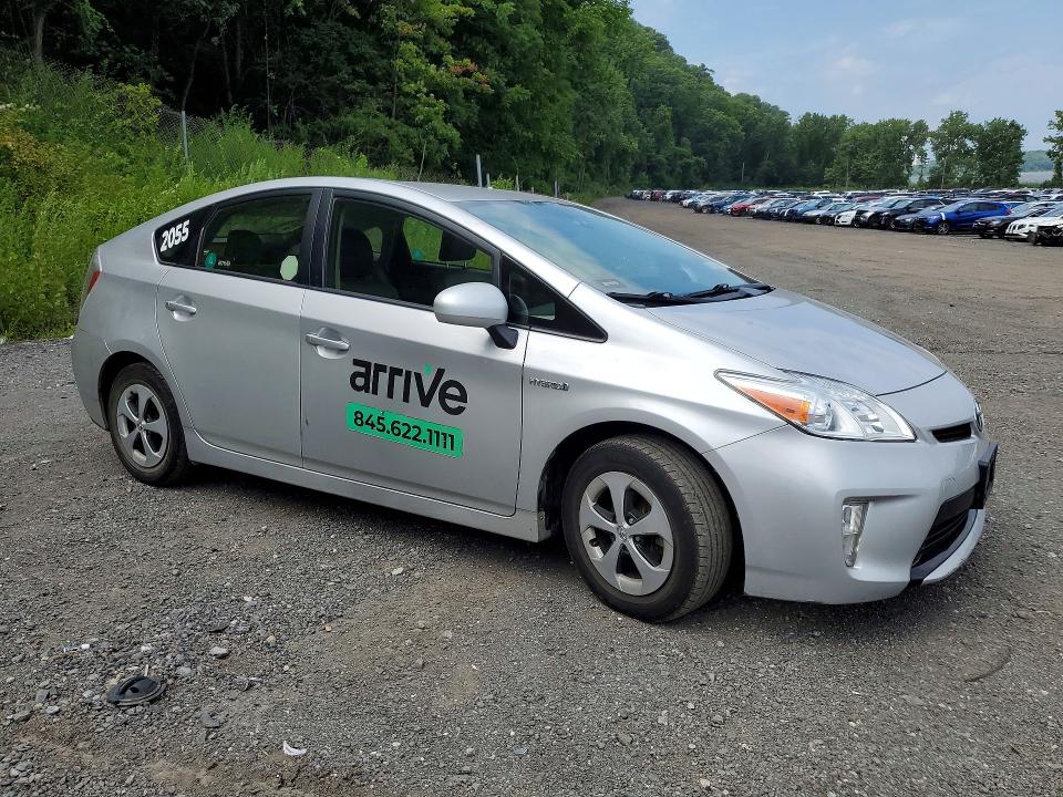 2014 Toyota Prius VIN JTDKN3DU3E0362145 COPART salvage auction — SIDE, Ny - Mv-907A Salvage Certificate, sold $750 on 2026-07-28 (photo 4)