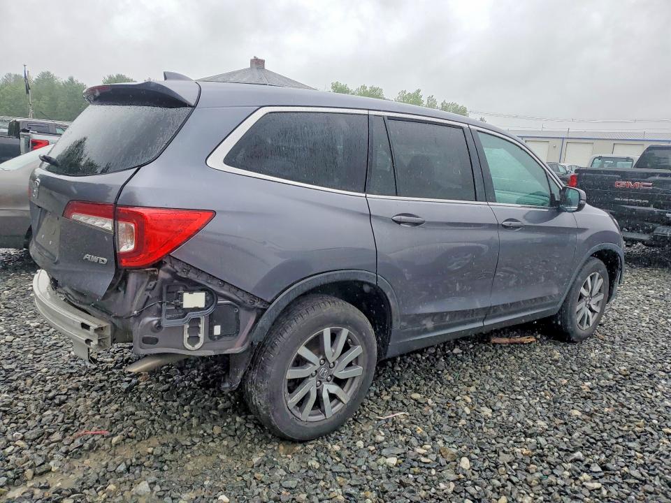2019 Honda Pilot VIN 5FNYF6H39KB081684 COPART salvage auction — REAR END, ID - SALVAGE CERTIFICATE OF TITLE, sold $7,200 on 2026-09-02 (photo 3)