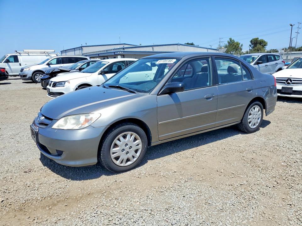 2005 Honda Civic VIN JHMES16585S006258 COPART salvage auction — MINOR DENT/SCRATCHES, Ca - Dis/Dlr/Exp Only Clean Title, sold $2,200 on 2026-07-17 (photo 1)