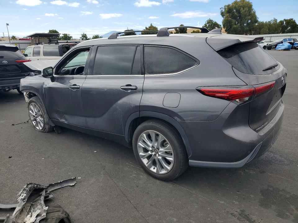 2020 Toyota VIN 5TDYZRAH7LS024296 COPART salvage auction — FRONT END, Ca - Salvage Certificate, sold $5,100 on 2026-07-15 (photo 2)