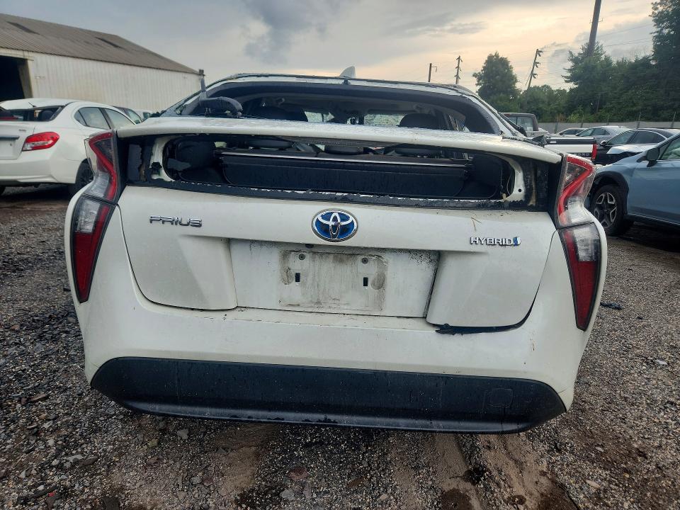 2016 Toyota Prius VIN JTDKARFU9G3020714 COPART salvage auction — ALL OVER, PA - CERTIFICATE OF SALVAGE, sold $4,950 on 2026-07-27 (photo 6)