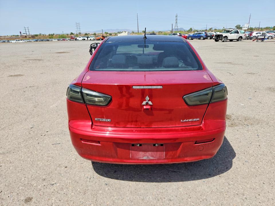 2017 Mitsubishi Lancer VIN JA32U2FU6HU012207 COPART salvage auction — FRONT END, AZ - CERT OF TITLE - SALVAGE, sold $175 on 2026-08-28 (photo 6)