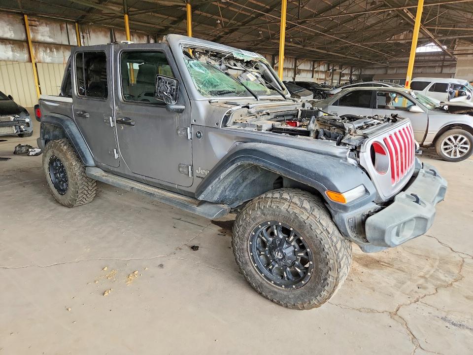 2018 Jeep Wrangler / VIN 1C4HJXDN6JW142415 COPART salvage auction — FRONT END, AZ - CERTIFICATE OF TITLE, sold $7,400 on 2026-07-29 (photo 4)