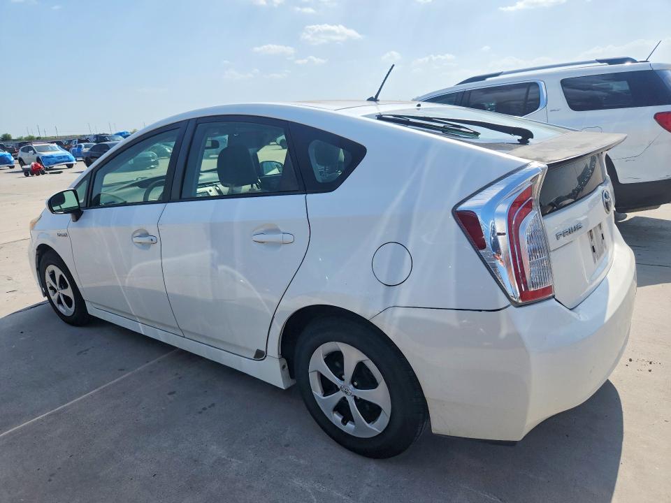 2013 Toyota Prius VIN JTDKN3DU7D5569753 COPART salvage auction — FRONT END, Tx - Certificate Of Title, sold $2,800 on 2026-07-27 (photo 2)