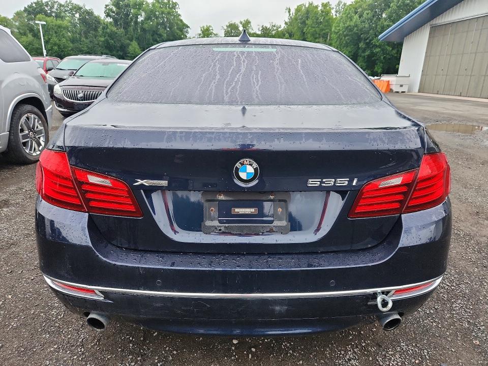 2016 BMW 5er VIN WBA5B3C57GG257020 COPART salvage auction — MINOR DENT/SCRATCHES, Va - Certificate Of Title (P), sold $4,500 on 2026-08-01 (photo 6)