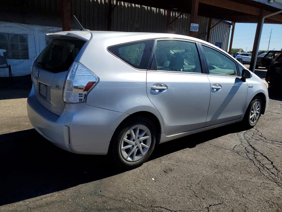 2012 Toyota Prius VIN JTDZN3EU1C3180193 COPART salvage auction — MINOR DENT/SCRATCHES, Co - Dis/Dlr/Exp Only Clean Title, sold $325 on 2026-07-21 (photo 3)
