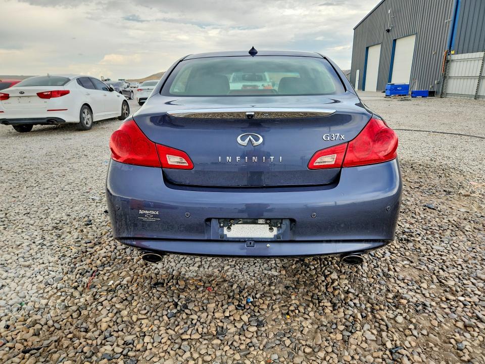 2012 Infiniti G VIN JN1CV6AR8CM975361 COPART salvage auction — SIDE, Ut - Salvage Certificate, sold $1,550 on 2026-09-04 (photo 6)