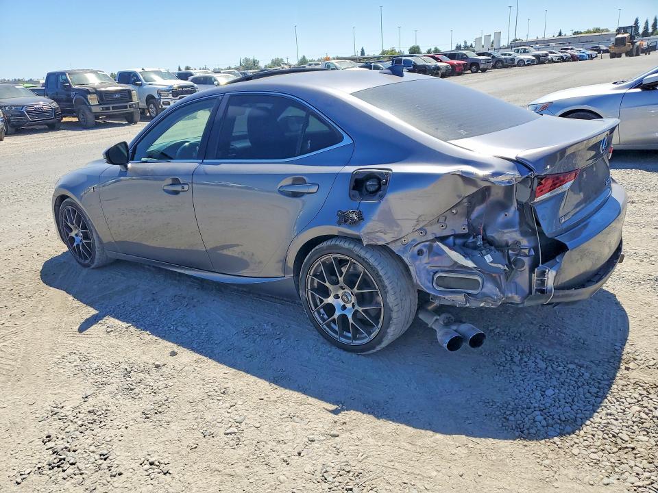 2017 Lexus Is VIN JTHBA1D28H5039214 COPART salvage auction — REAR END, Ca - Salvage Certificate, sold $4,350 on 2026-07-14 (photo 2)