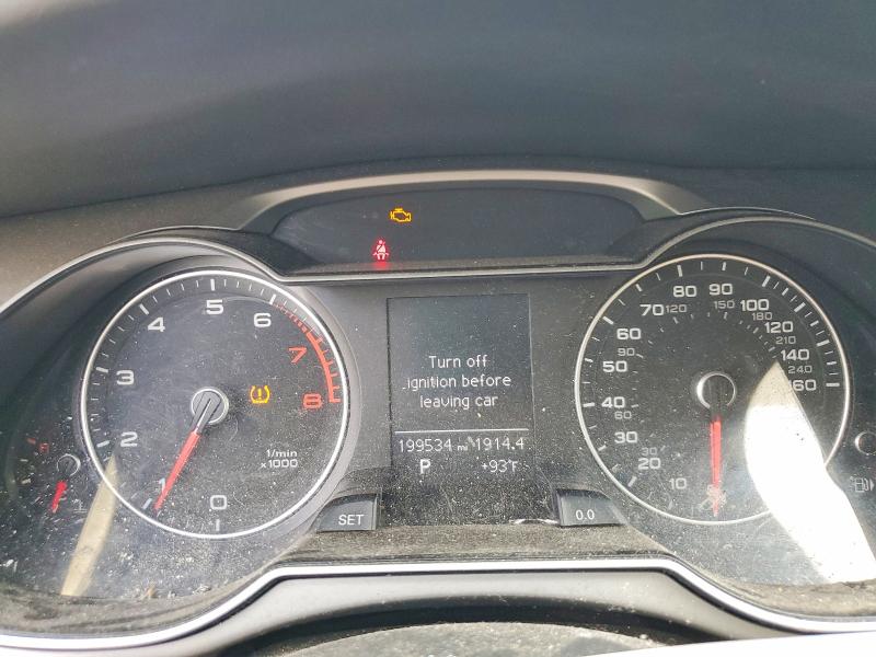 2015 Audi A4 VIN WAUBFAFL3FN022663 COPART salvage auction — FRONT END, Oh - Certificate Of Title, sold $425 on 2026-07-29 (photo 9)