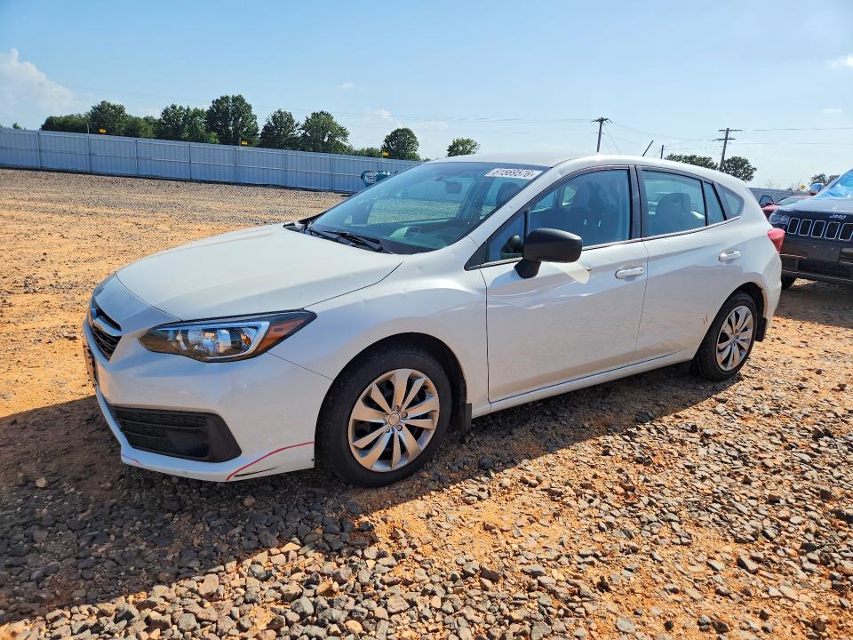 2021 Subaru Impreza VIN 4S3GTAB68M3715352 COPART salvage auction — HAIL, Mo - Salvage Certificate Of Title, sold $8,400 on 2026-09-02 (photo 1)