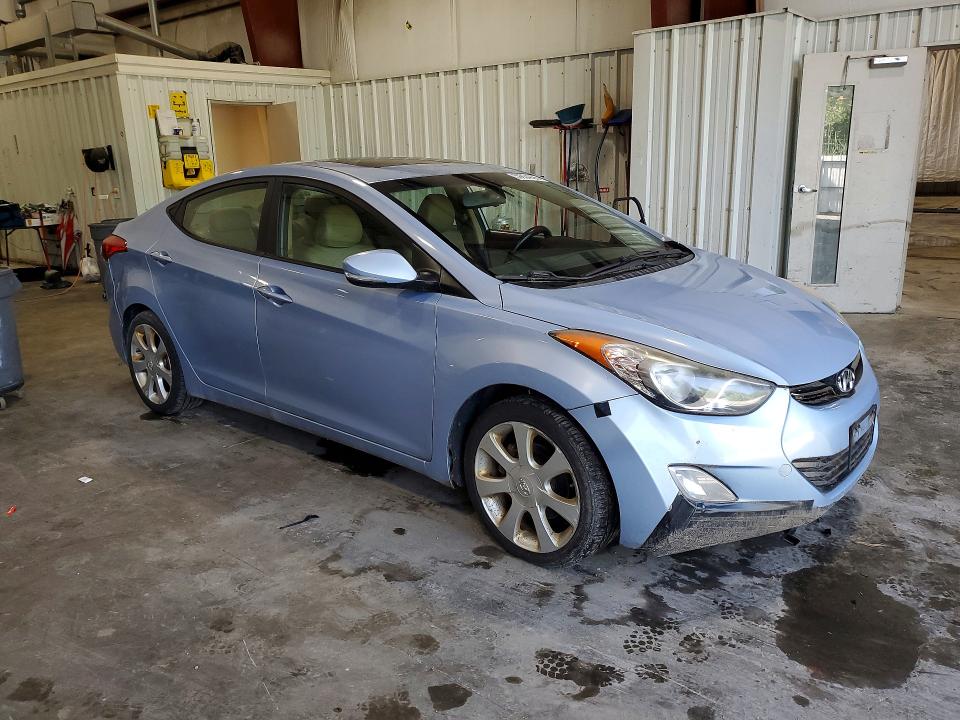 2012 Hyundai Elantra VIN KMHDH4AE8CU473360 COPART salvage auction — MECHANICAL, Ny - Certificate Of Title, sold $500 on 2026-07-13 (photo 4)