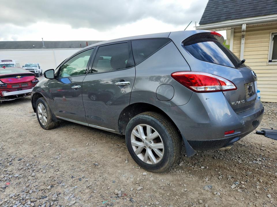 2014 Nissan Murano VIN JN8AZ1MW2EW513242 COPART salvage auction — MECHANICAL, Oh - Certificate Of Title, sold $250 on 2026-07-29 (photo 2)