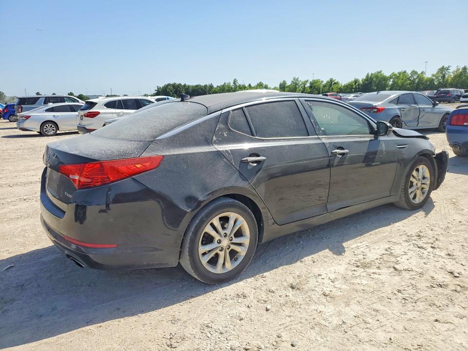 2012 Kia Optima VIN 5XXGN4A75CG075511 COPART salvage auction — FRONT END, Tx - Salvage Vehicle Title, sold $750 on 2026-07-31 (photo 3)