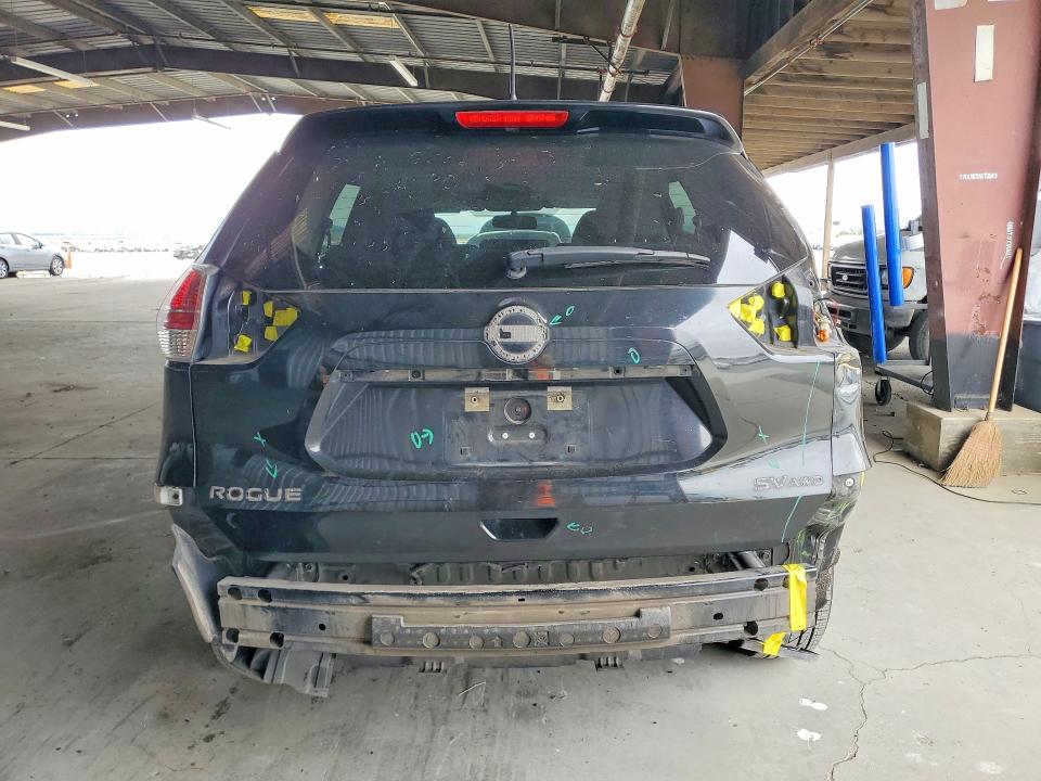 2016 Nissan Rogue VIN KNMAT2MV4GP698109 COPART salvage auction — REAR END, Ca - Salvage Certificate, sold $925 on 2026-07-30 (photo 6)