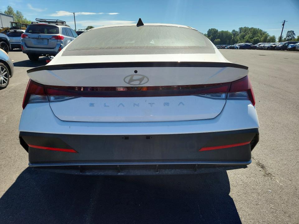 2026 Hyundai Elantra VIN KMHLM4DG0TU207741 COPART salvage auction — FRONT END, Az - Cert Of Title - Salvage, sold $4,200 on 2026-07-29 (photo 6)