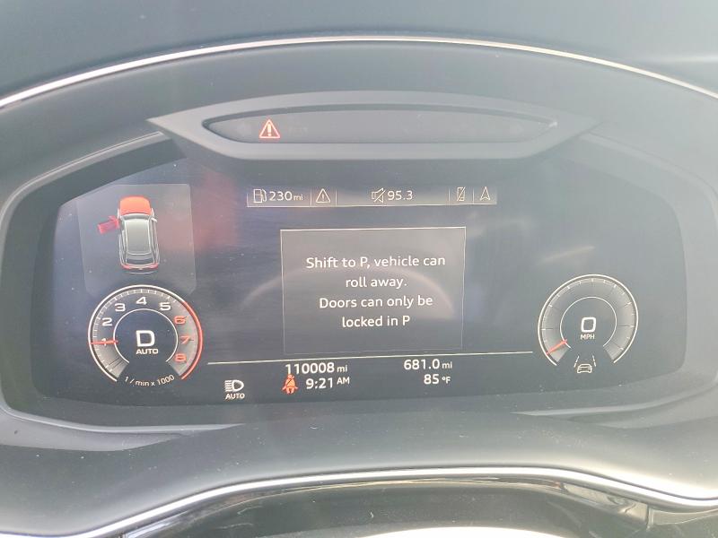 2019 Audi Q8 VIN WA1CVAF11KD034605 COPART salvage auction — MINOR DENT/SCRATCHES, WV - CERTIFICATE OF TITLE (P), sold $9,000 on 2026-07-24 (photo 9)