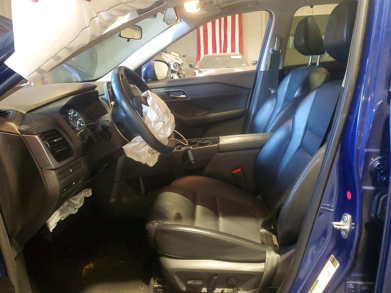 2021 Nissan Rogue VIN JN8AT3BB4MW222138 COPART salvage auction — FRONT END, PA - CERTIFICATE OF SALVAGE, sold $4,600 on 2026-07-22 (photo 7)
