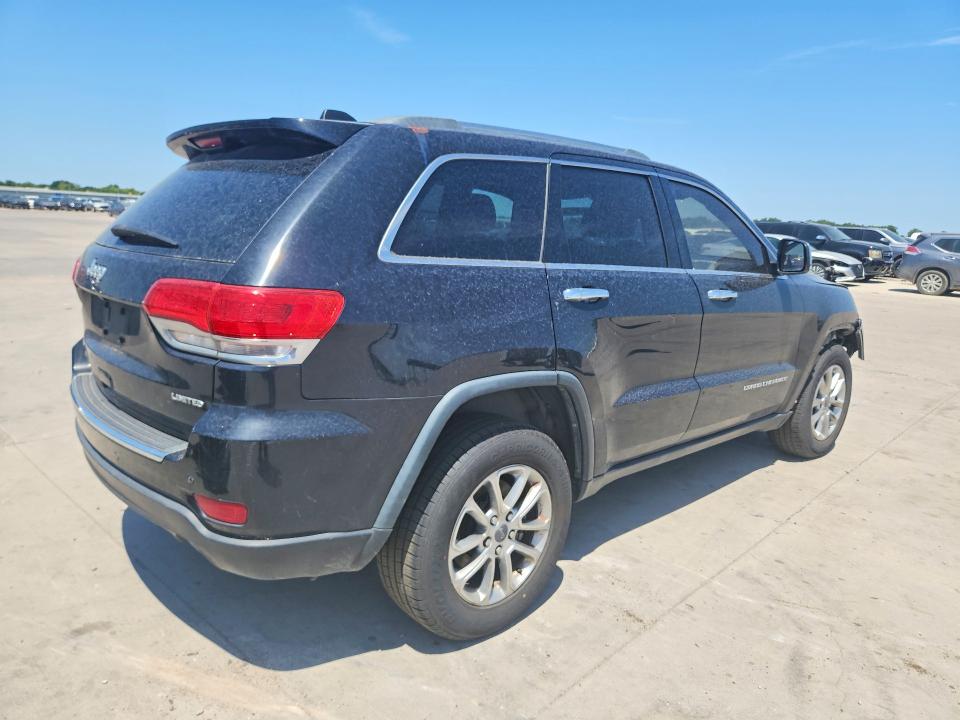 2014 Jeep Grand cherokee VIN 1C4RJFBT8EC139703 COPART salvage auction — FRONT END, Tx - Certificate Of Title, sold $2,150 on 2026-07-09 (photo 3)
