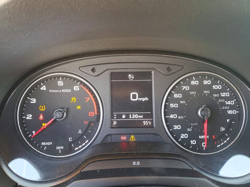 2017 Audi A3 VIN WAUAUGFF0H1035475 COPART salvage auction — FRONT END, Ca - Salvage Certificate, sold $1,350 on 2026-07-22 (photo 9)
