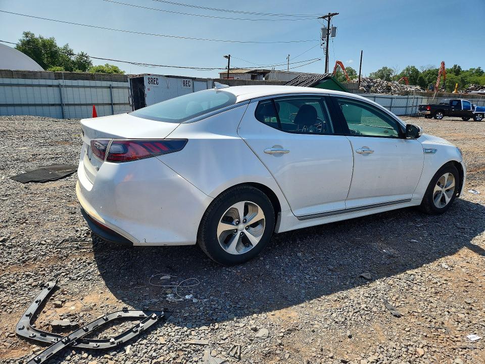 2014 Kia Optima VIN KNAGM4AD1E5070318 COPART salvage auction — MECHANICAL, Nj - Certificate Of Title, sold $350 on 2026-07-31 (photo 3)