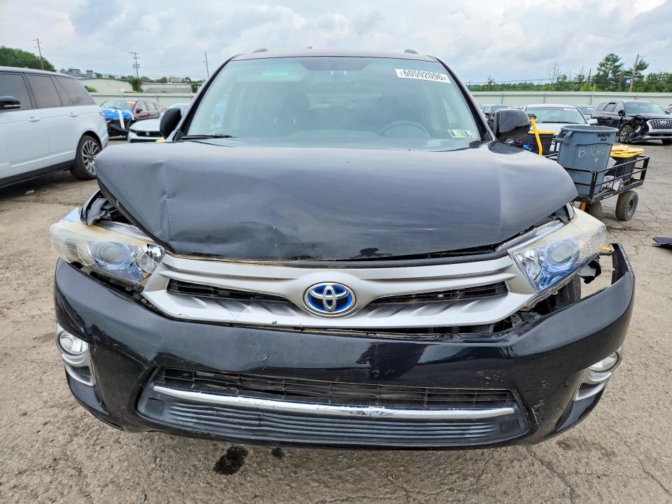 2011 Toyota Highlander hybrid VIN JTEDC3EH6B2003559 COPART salvage auction — FRONT END, PA - CERT OF TITLE, sold $1,400 on 2026-07-17 (photo 5)