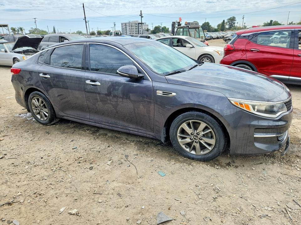2016 Kia Optima VIN 5XXGT4L13GG074622 COPART salvage auction — MECHANICAL, Ca - Dis/Dlr/Exp Only Clean Title, sold $1,000 on 2026-07-20 (photo 4)