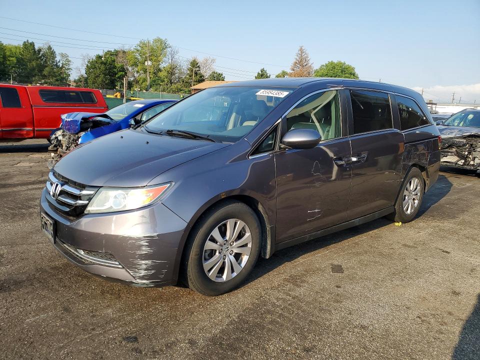 2015 Honda Odyssey VIN 5FNRL5H63FB123015 COPART salvage auction — FRONT END, Co - Public - Salvage Title, sold $7,000 on 2026-07-09 (photo 1)