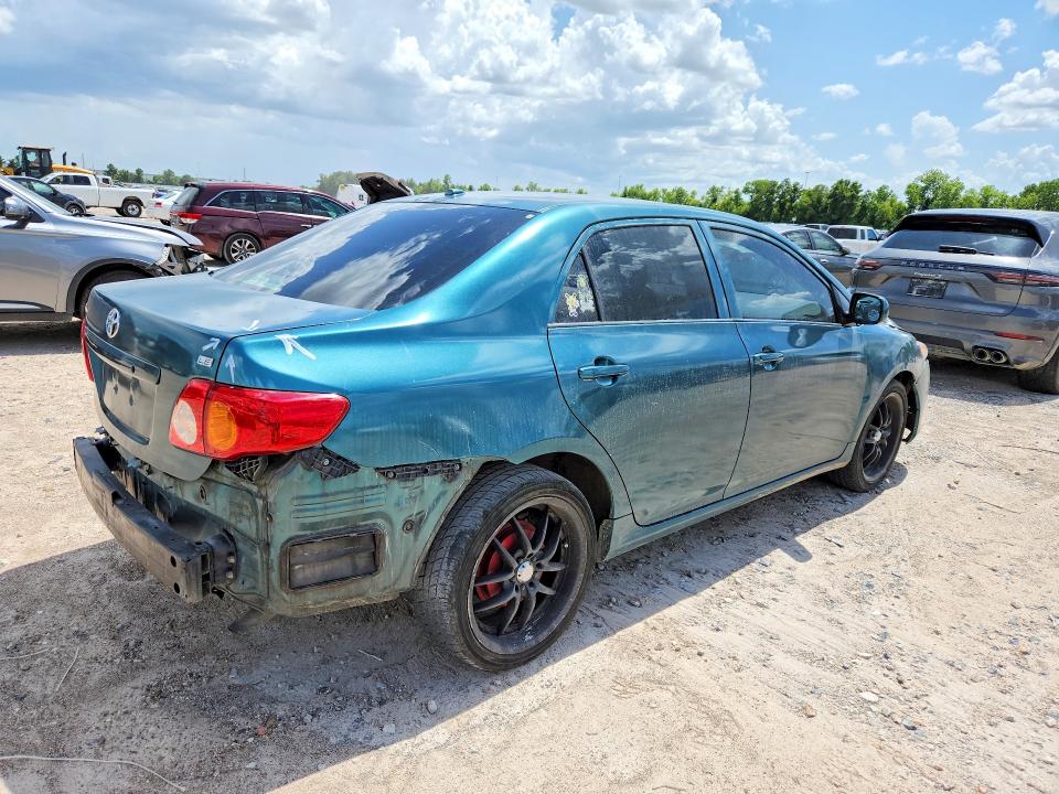 2009 Toyota Corolla VIN JTDBL40E89J052731 COPART salvage auction — REAR END, TX - SALVAGE VEHICLE TITLE (P), sold $200 on 2026-07-21 (photo 3)