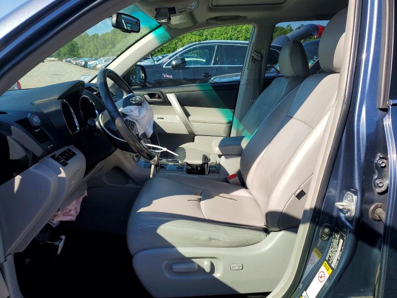 2013 Toyota Highlander VIN 5TDBK3EHXDS194025 COPART salvage auction — FRONT END, Ma - Cert Of Title-Reconstrctd Coll, sold $2,400 on 2026-07-17 (photo 7)