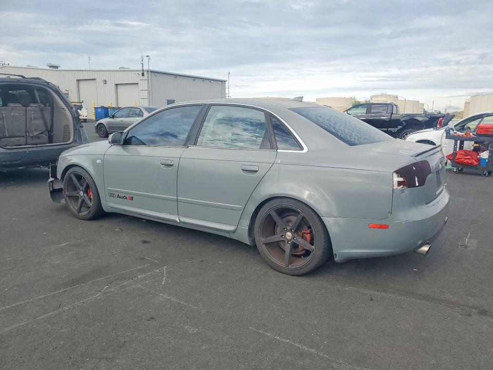 2008 Audi A4 VIN WAUDF78E48A152813 COPART salvage auction — FRONT END, Ca - Dlr/Dis/Exp Only Salvage Title, sold $175 on 2026-07-29 (photo 2)