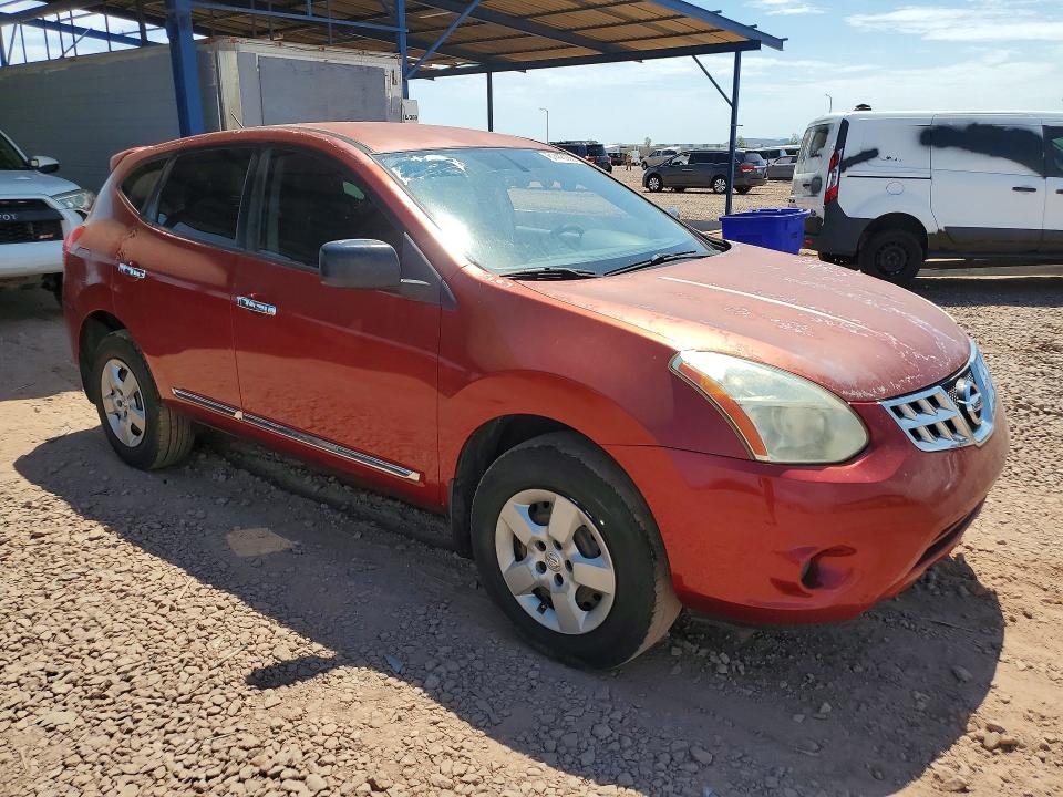 2012 Nissan Rogue sport VIN JN8AS5MT3CW266716 COPART salvage auction — REAR END, Az - Cert Of Title - Salvage, sold $175 on 2026-07-28 (photo 4)
