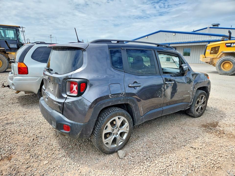 2020 Jeep Renegade VIN ZACNJBD13LPL70842 COPART salvage auction — FRONT END, Ny - Mv-907A Salvage Certificate, sold $1,550 on 2026-08-19 (photo 3)