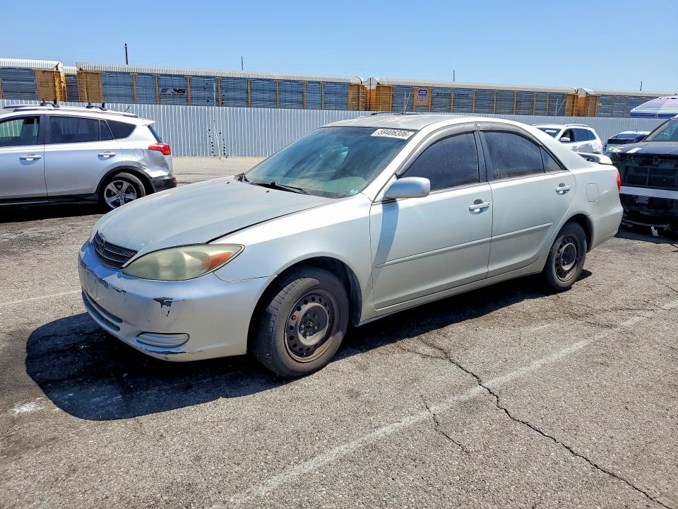 2002 Toyota Camry VIN JTDBE32K120117437 COPART salvage auction — FRONT END, Ca - Dis/Dlr/Exp Clean W/Salv Hist, sold $325 on 2026-07-31 (photo 1)