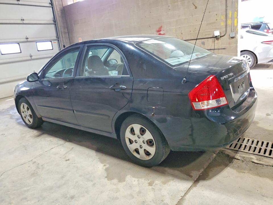 2008 Kia Spectra VIN KNAFE121285565062 COPART salvage auction — HAIL, MN - CERTIFICATE OF TITLE, sold $400 on 2026-07-07 (photo 2)