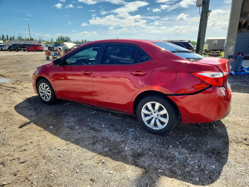 2014 Toyota VIN 5YFBURHE7EP085370 COPART salvage auction — REAR END, Fl - Cert Of Title Slvg Rebuildable, sold $15 on 2026-07-21 (photo 2)