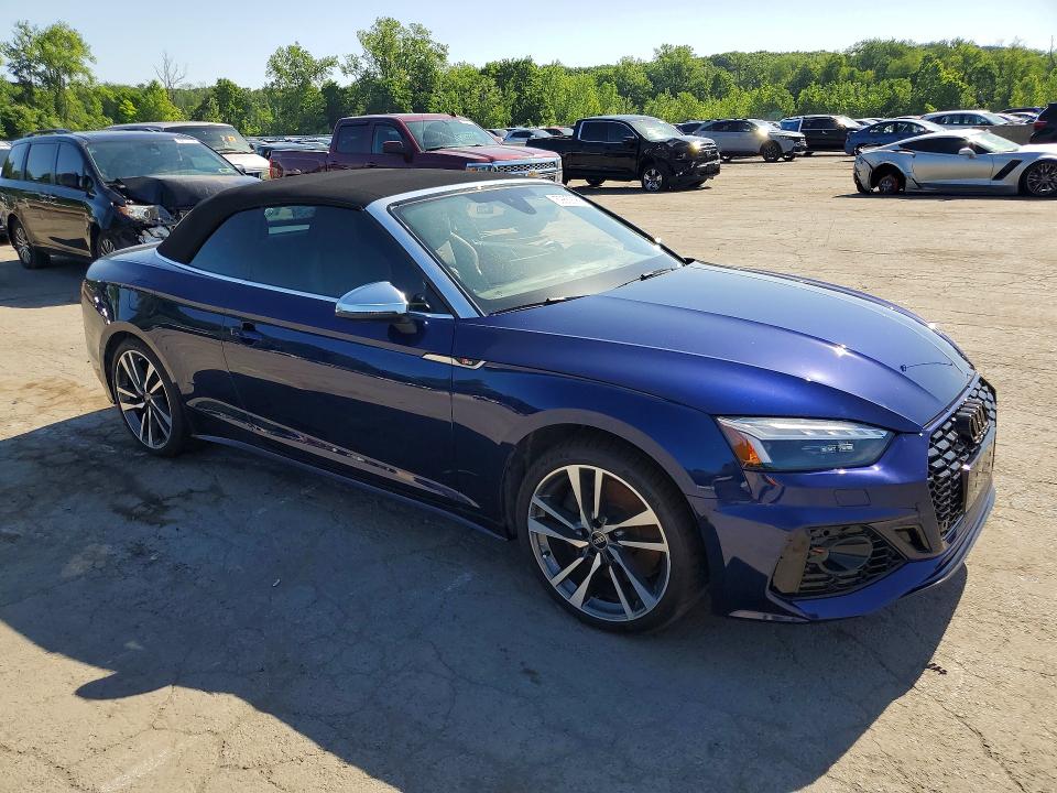 2024 Audi Rs5 VIN WAUW4GF58RN000190 COPART salvage auction — WATER/FLOOD, Nj - Cert Of Title-Salvage Flood, sold $18,200 on 2026-07-24 (photo 4)