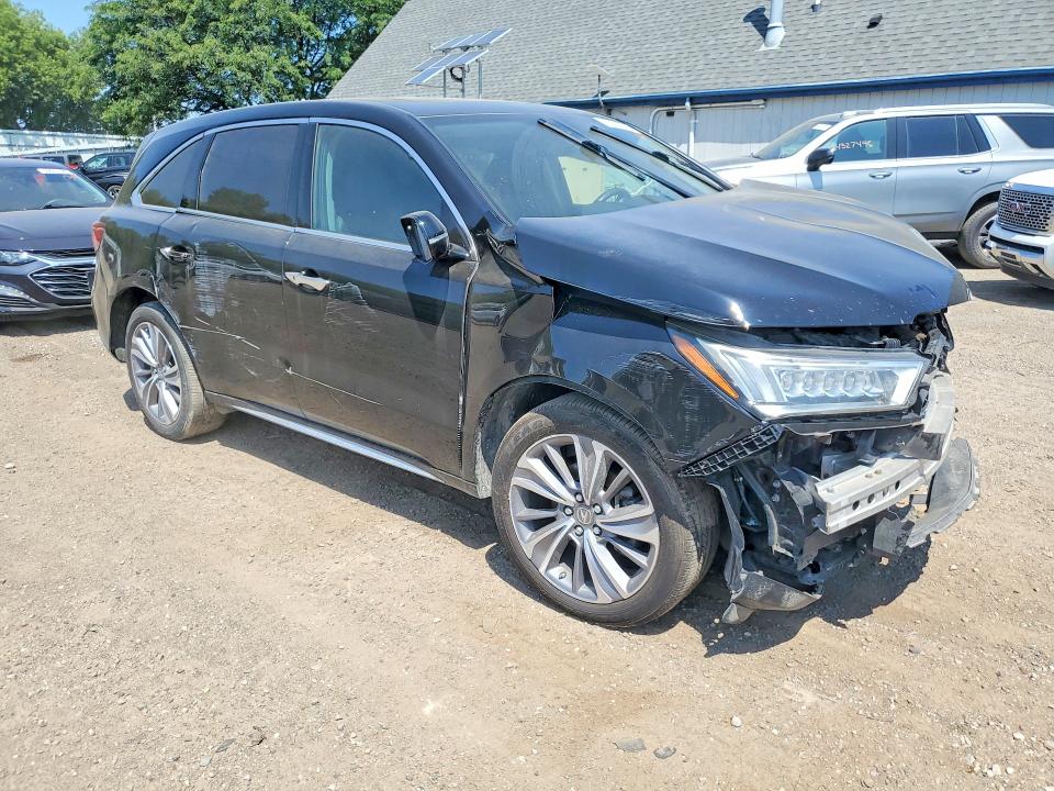 2018 Acura Mdx VIN 5J8YD4H52JL012246 COPART salvage auction — FRONT END, Mi - Certificate Of Title, sold $1,650 on 2026-07-29 (photo 4)