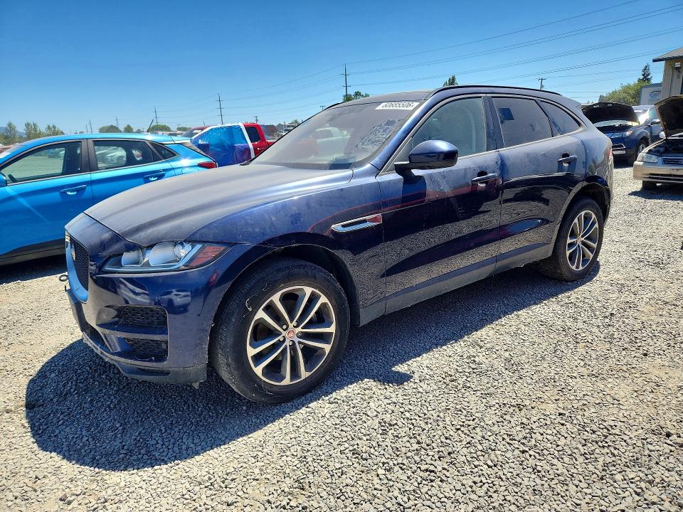 2018 Jaguar F-pace VIN SADCJ2FN7JA279018 COPART salvage auction — MECHANICAL, Ca - Certificate Of Title, sold $250 on 2026-07-28 (photo 1)