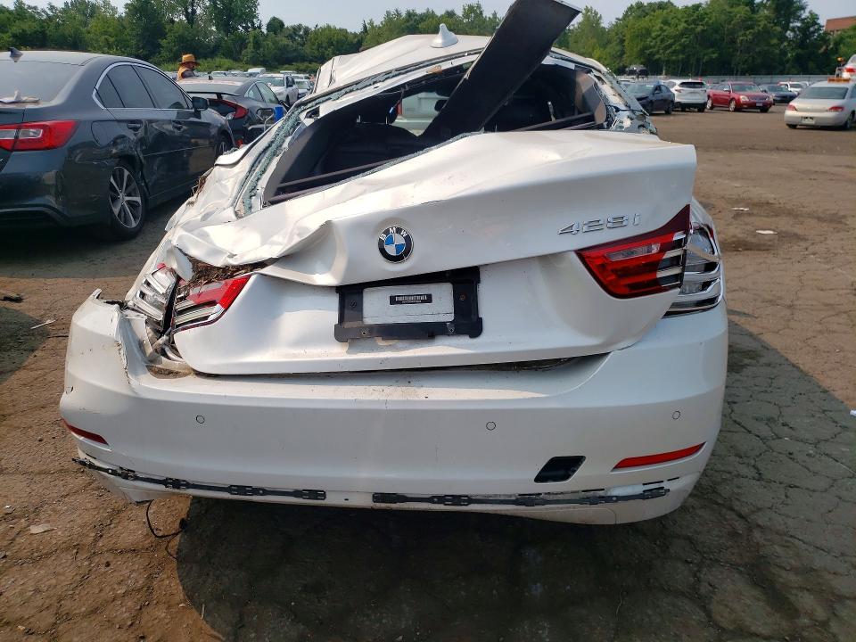 2016 BMW 4er VIN WBA4C9C56GG139049 COPART salvage auction — ROLLOVER, Ct - Cert Of Title-Salvage, sold $600 on 2026-07-21 (photo 6)