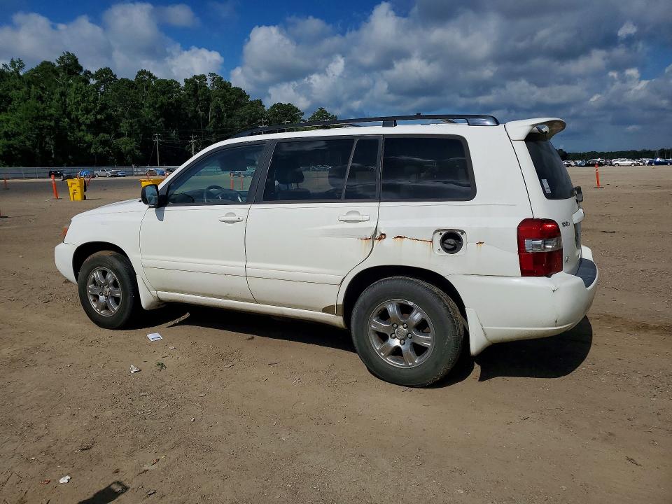 2007 Toyota Highlander VIN JTEGP21A770147659 COPART salvage auction — SIDE, LA - CERTIFICATE OF TITLE, sold $850 on 2026-07-10 (photo 2)