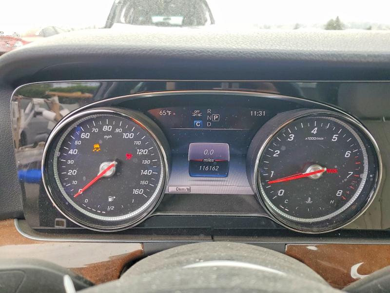 2018 Mercedes-benz E-klasse VIN WDDZF4JB9JA456769 COPART salvage auction — SIDE, Salvage Title, sold $7,000 on 2026-08-18 (photo 9)