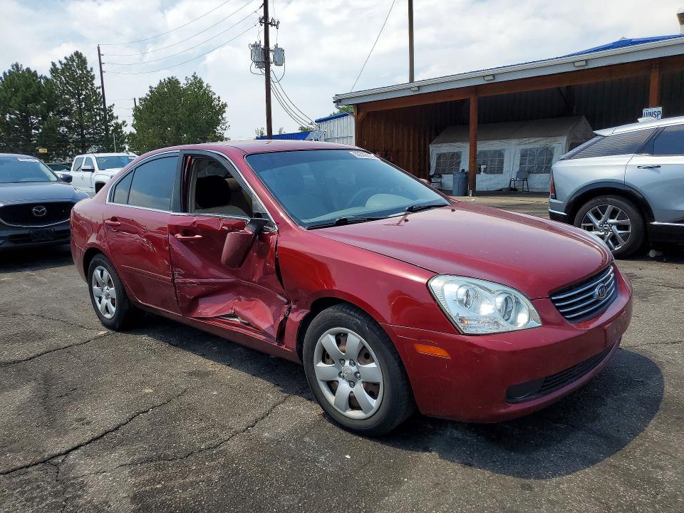 2007 Kia Optima VIN KNAGE123875137596 COPART salvage auction — SIDE, CO - PUBLIC - SALVAGE TITLE (P), sold $475 on 2026-07-14 (photo 4)