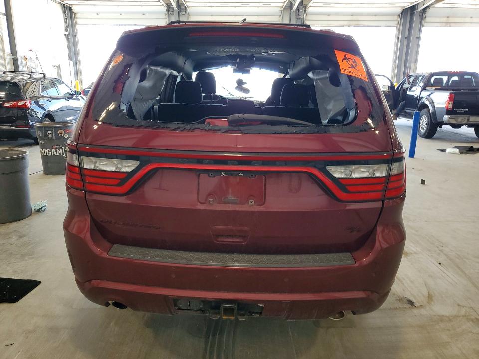 2023 Dodge Durango VIN 1C4SDHCT7PC629572 COPART salvage auction — ROLLOVER, IA - CERT OF TITLE-SALVAGE TITLE, sold $3,250 on 2026-09-01 (photo 6)