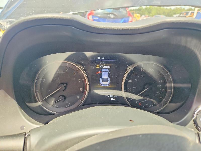 2019 Infiniti Q50 VIN JN1EV7AP6KM515823 COPART salvage auction — FRONT END, FL - CERT OF TITLE-REBUILT, sold $1,150 on 2026-08-27 (photo 9)