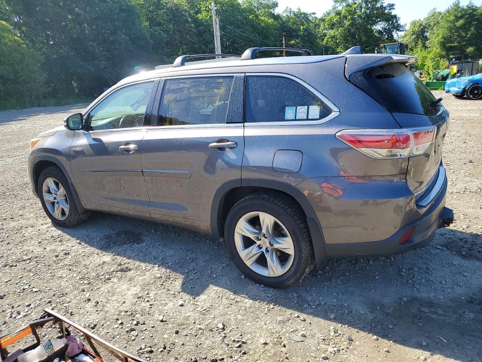 2015 Toyota Highlander VIN 5TDDCRFH7FS008676 COPART salvage auction — ROOF, Ma - Cert Of Title-Reconstrctd Coll, sold $5,300 on 2026-07-15 (photo 2)