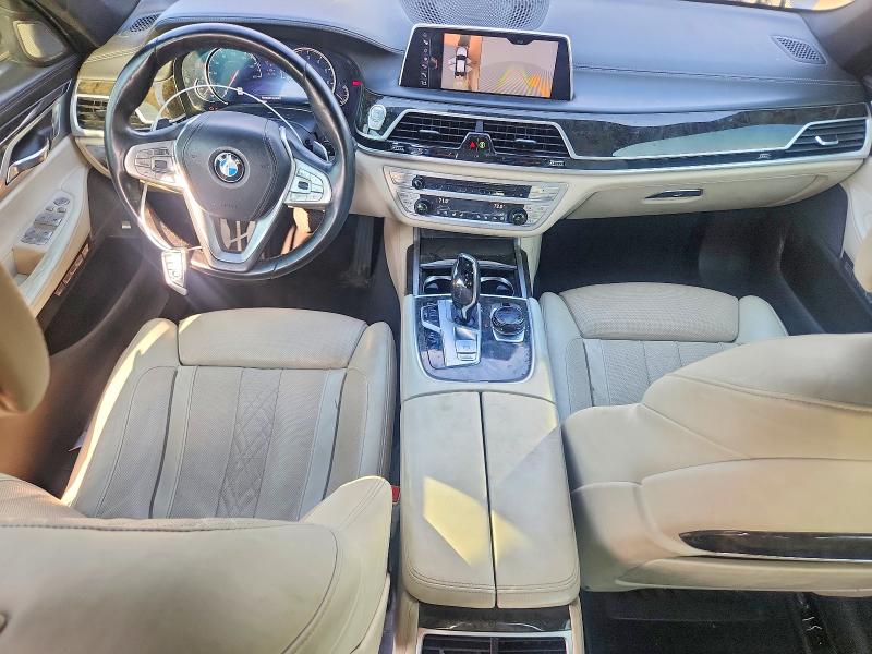 2017 BMW 7er VIN WBA7E2C58HG740107 COPART salvage auction — REAR END, Ny - Mv-907A Salvage Certificate, sold $6,200 on 2026-08-07 (photo 8)