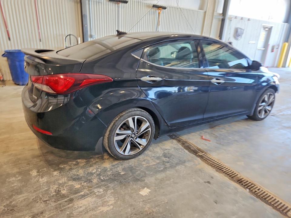 2014 Hyundai Elantra VIN KMHDH4AE6EU214076 COPART salvage auction — FRONT END, NE - CERTIFICATE OF TITLE, sold $225 on 2026-07-28 (photo 3)