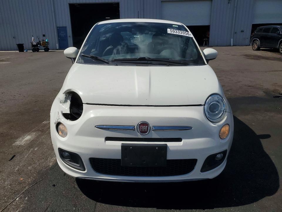 2013 Fiat 500 VIN 3C3CFFBR4DT629221 COPART salvage auction — FRONT END, Oh - Cert Of Title-Salvage, sold $1,100 on 2026-08-10 (photo 5)